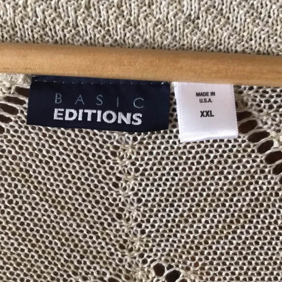 Basic Editions Women’s Cardigan Size XXL Long sleeves and in good condition - Picture 3 of 8